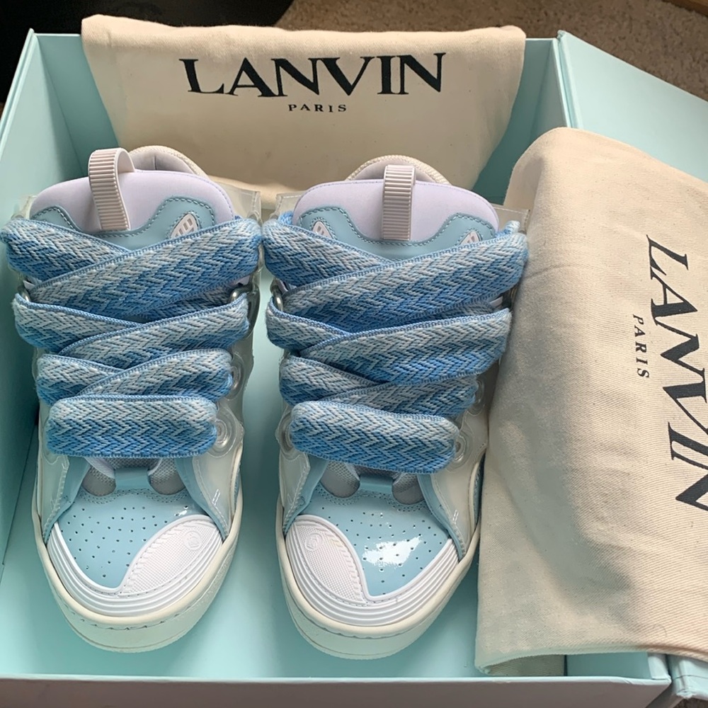 Lanvin Curb Sneaker
White Light Blue